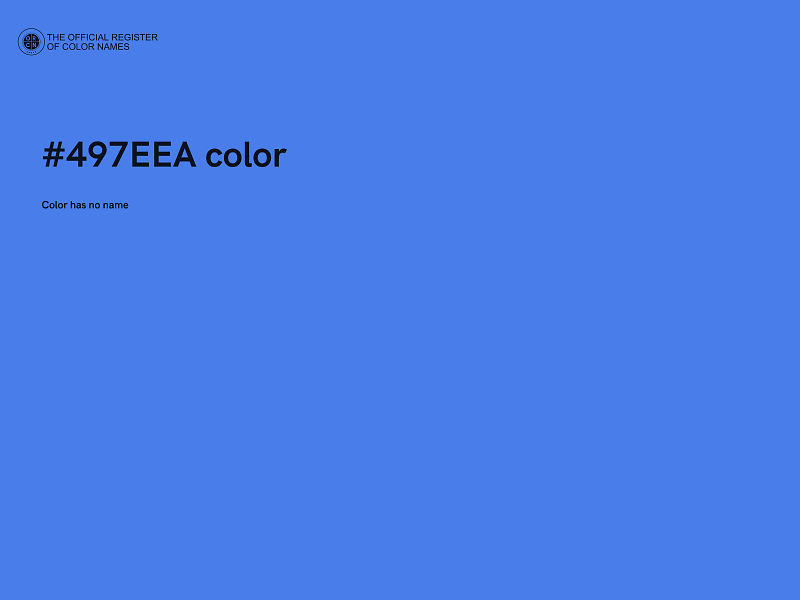 #497EEA color image