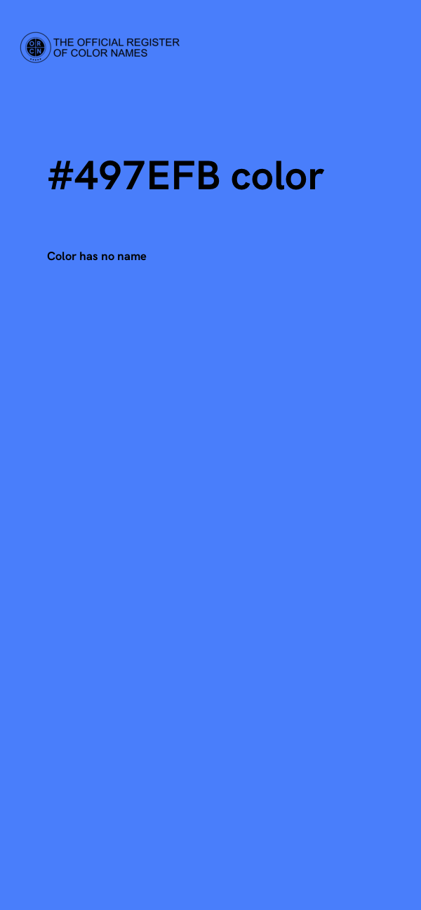 #497EFB color image