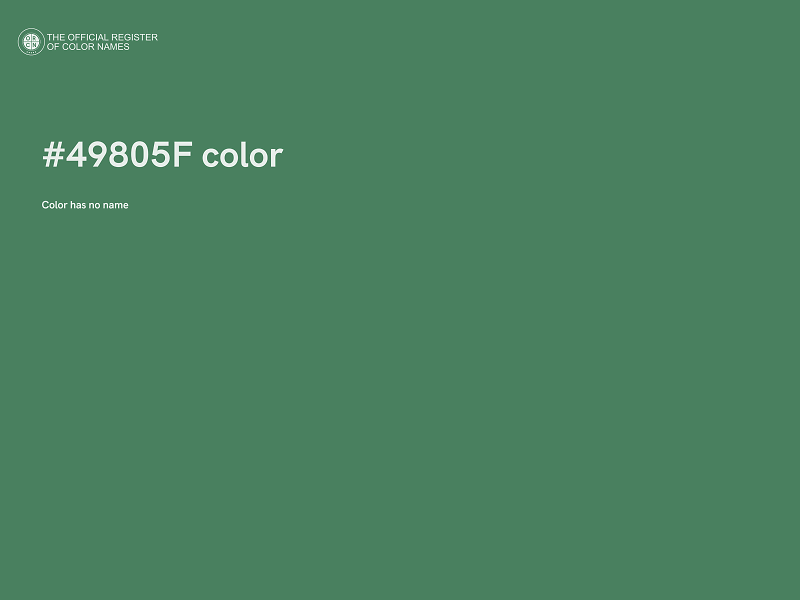 #49805F color image