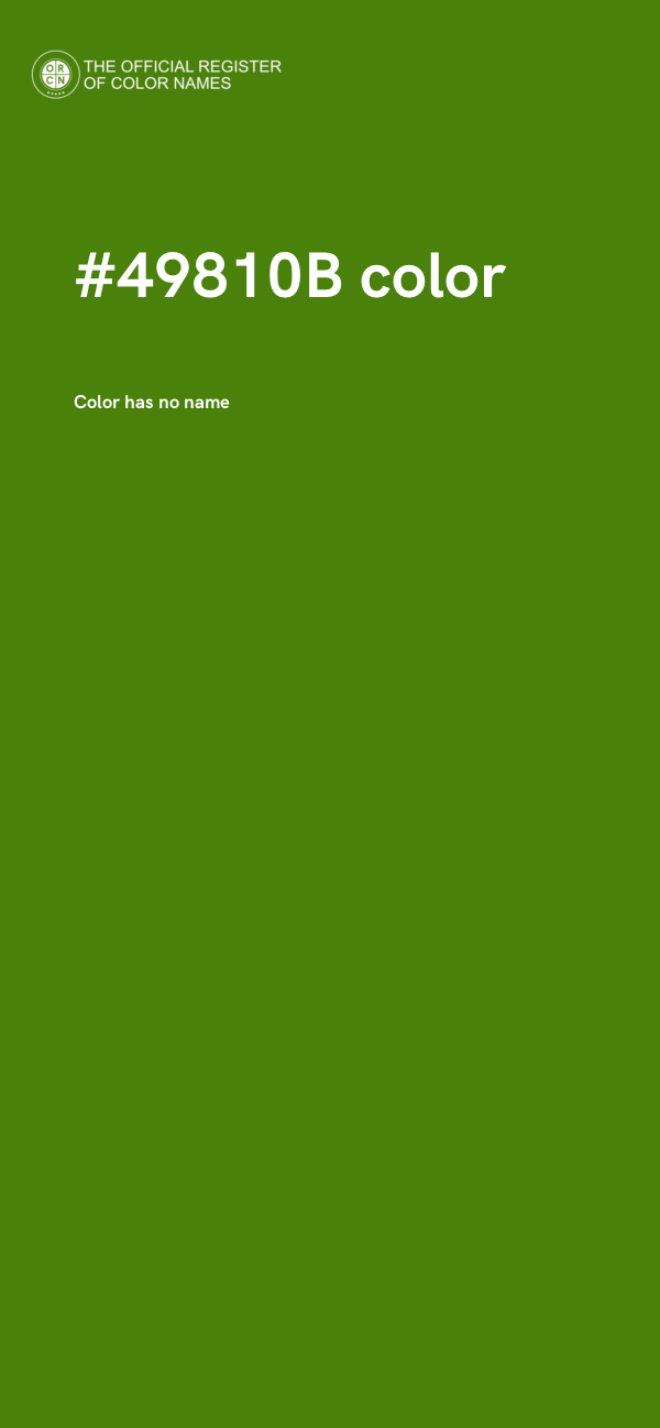 #49810B color image