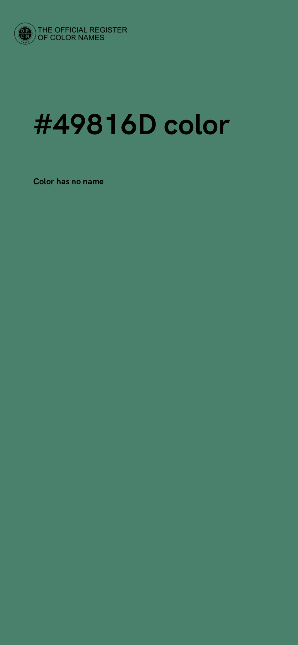 #49816D color image