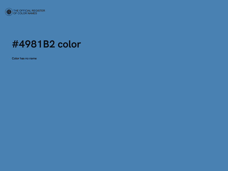 #4981B2 color image