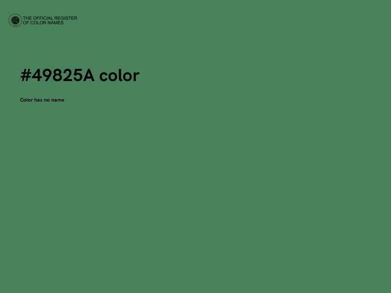 #49825A color image