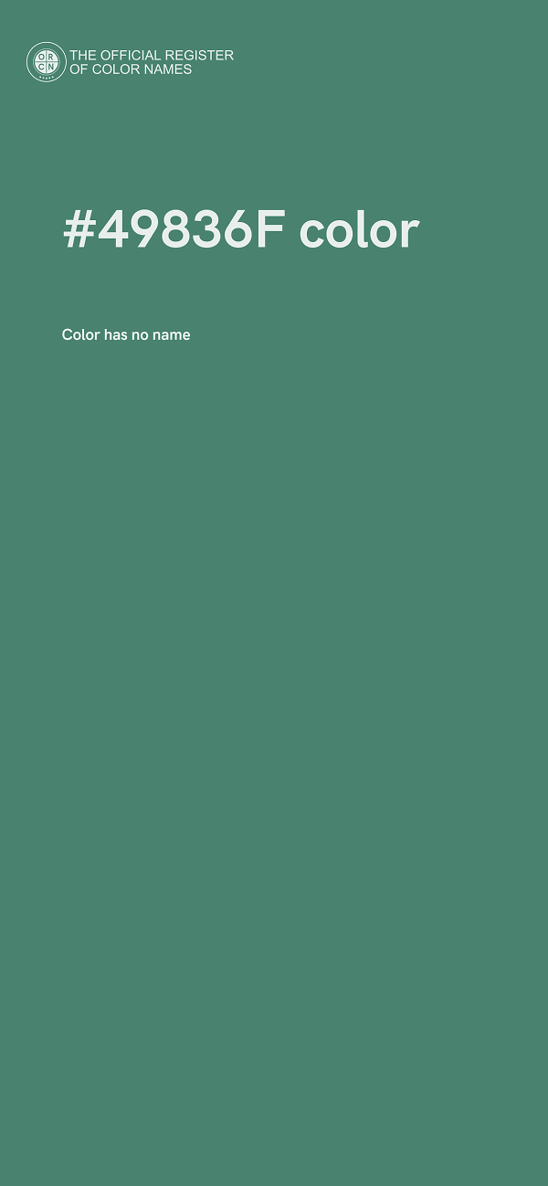 #49836F color image