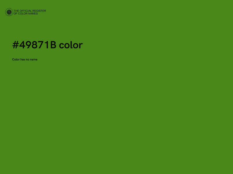 #49871B color image