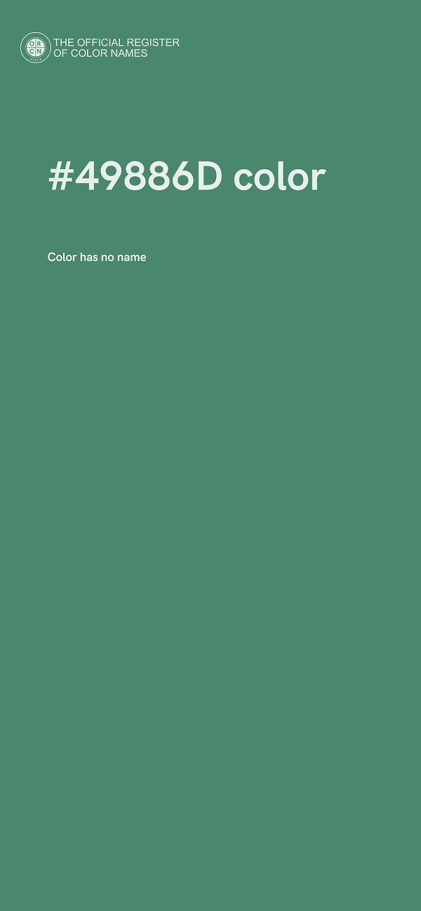 #49886D color image