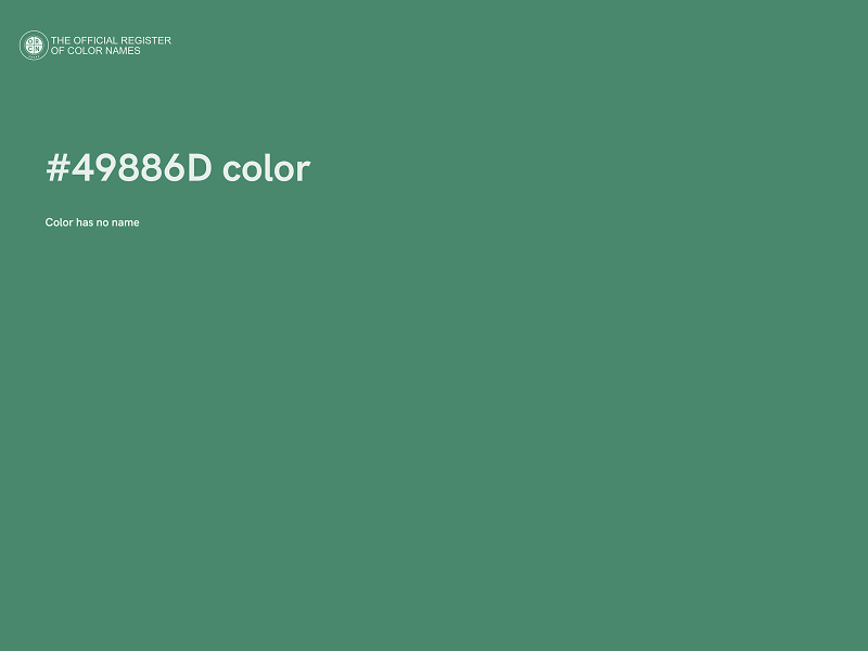 #49886D color image