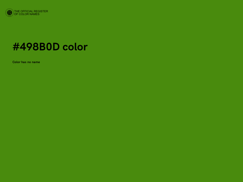 #498B0D color image