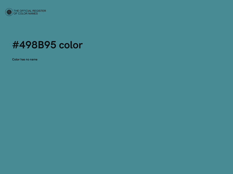 #498B95 color image