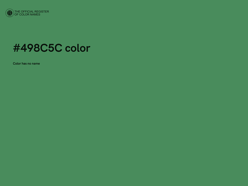 #498C5C color image