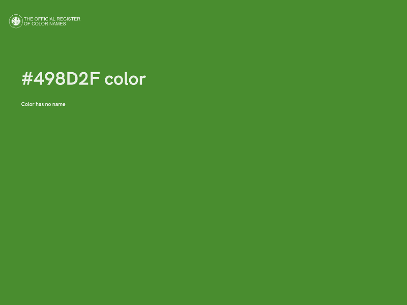#498D2F color image