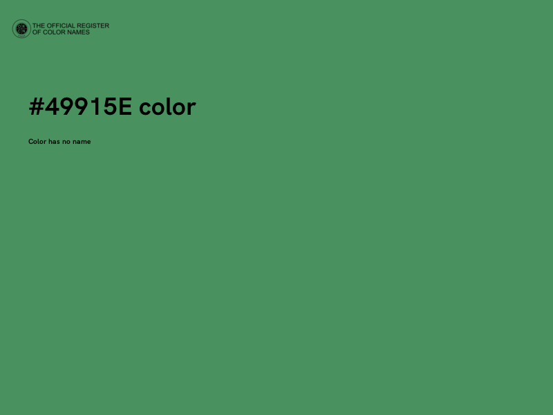#49915E color image
