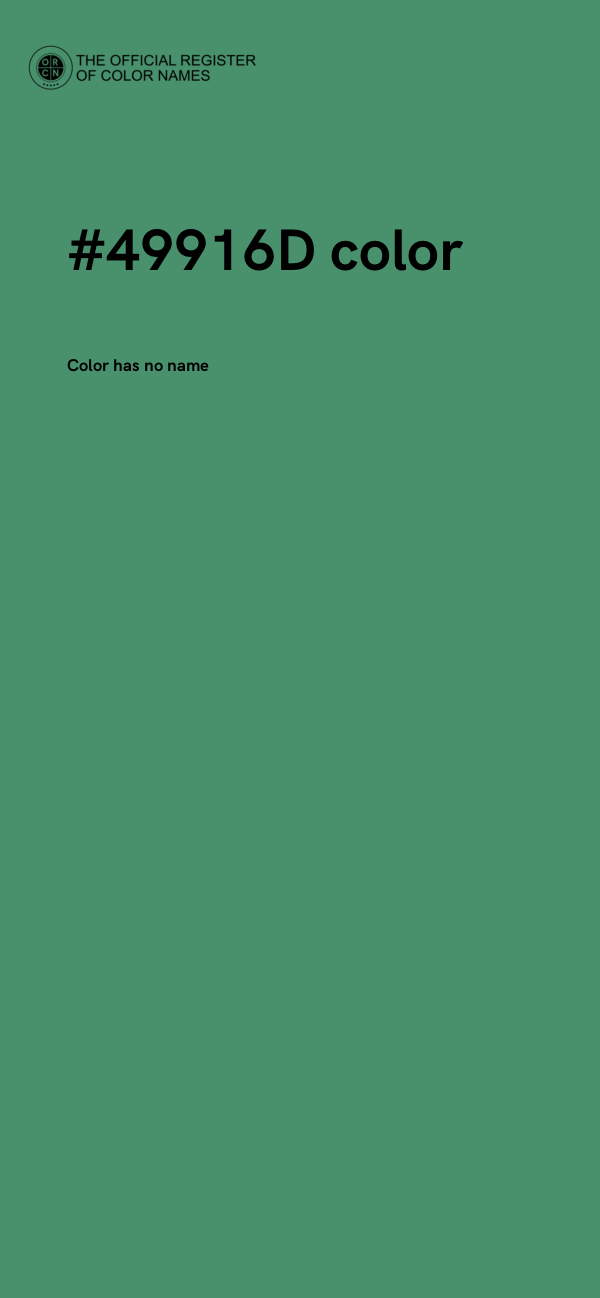 #49916D color image