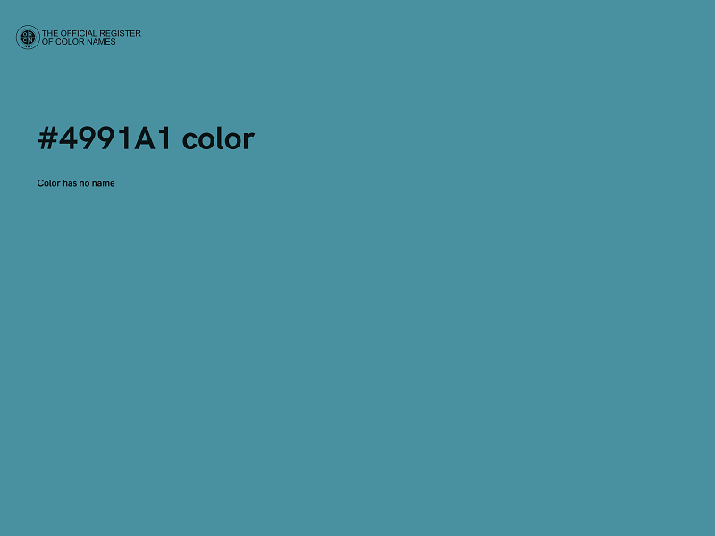 #4991A1 color image
