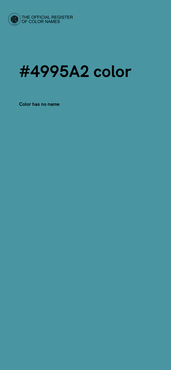 #4995A2 color image