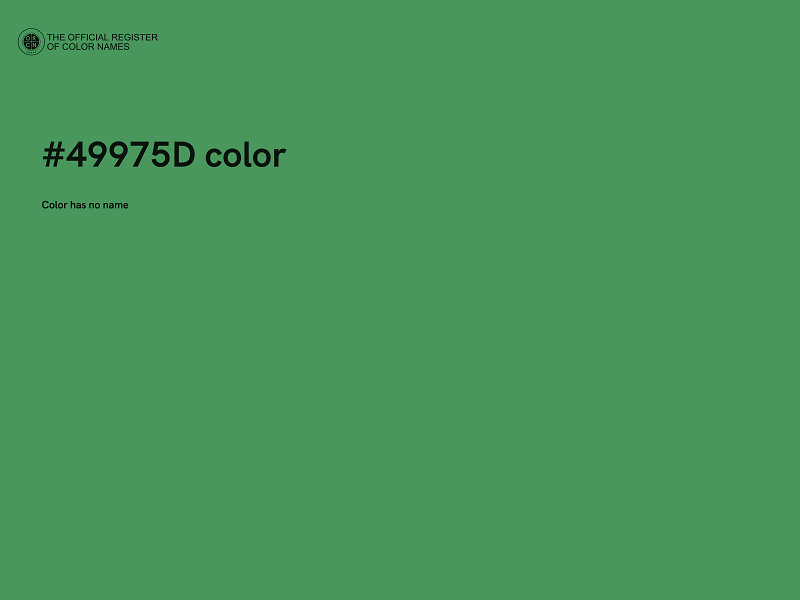 #49975D color image