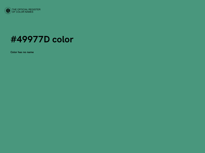 #49977D color image