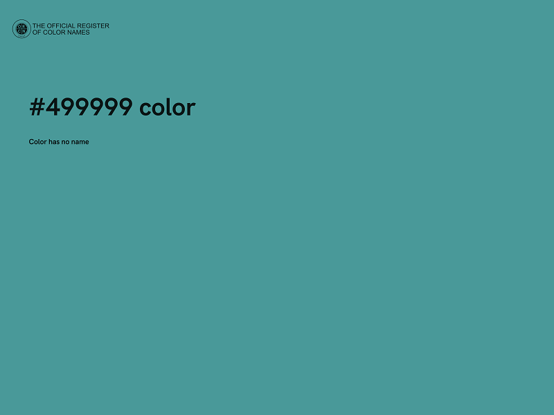 #499999 color image