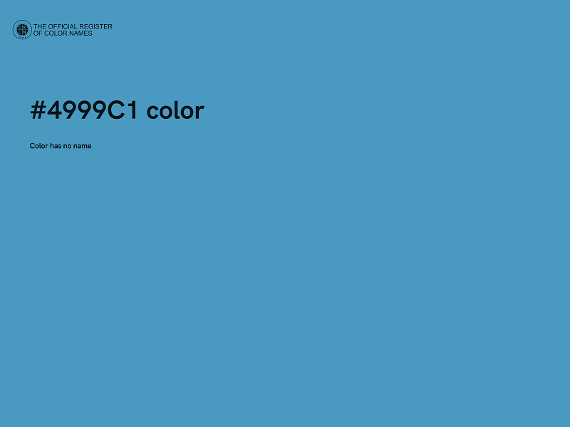 #4999C1 color image