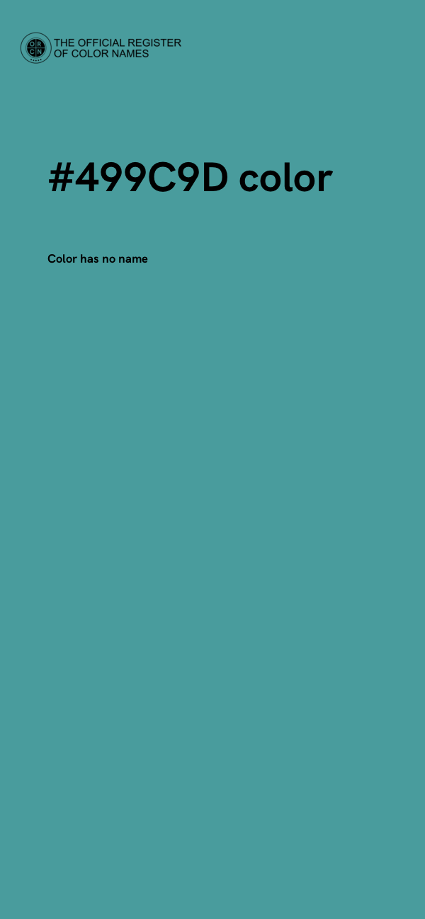 #499C9D color image