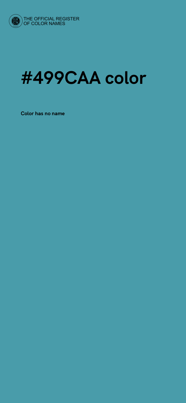 #499CAA color image
