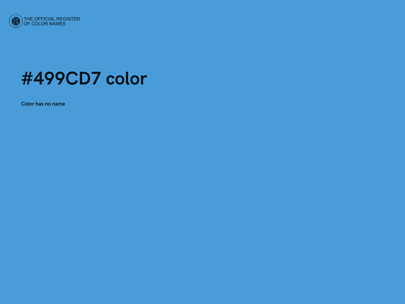 #499CD7 color image