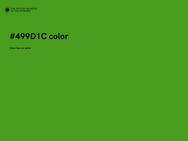 #499D1C color image