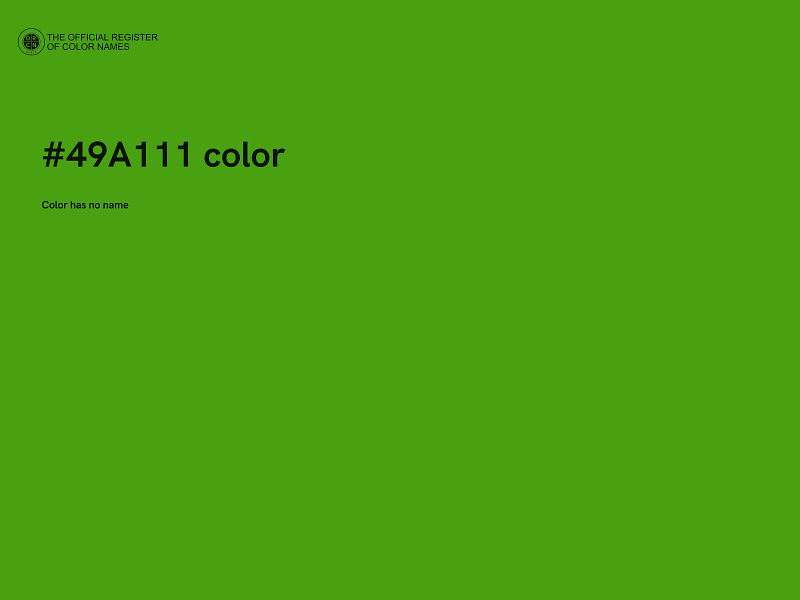 #49A111 color image