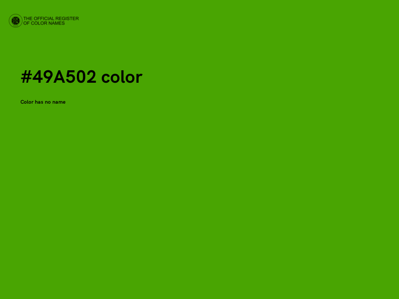 #49A502 color image