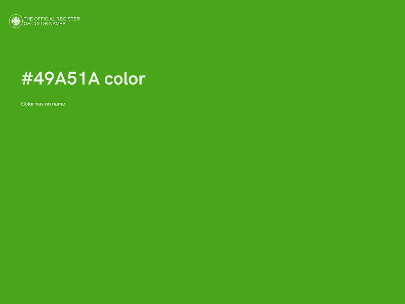 #49A51A color image