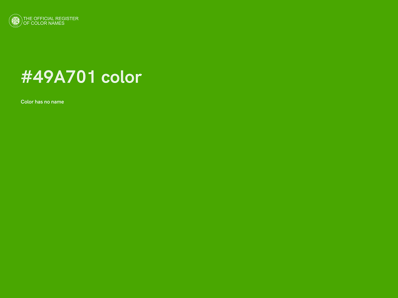 #49A701 color image