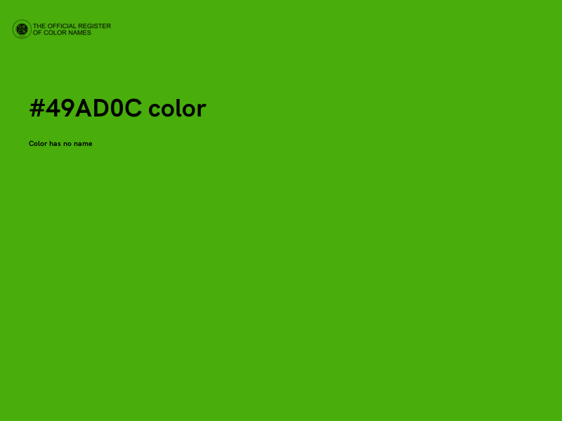 #49AD0C color image