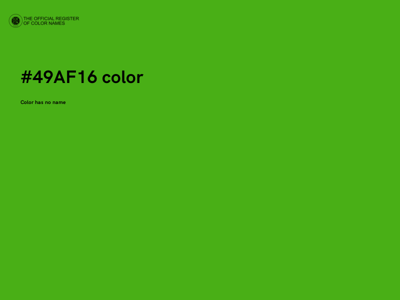 #49AF16 color image