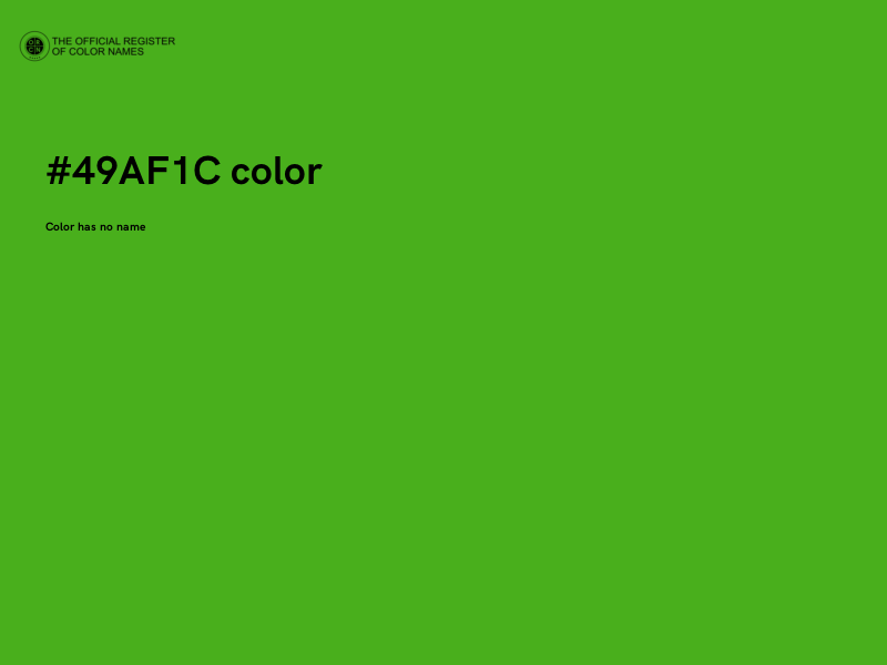 #49AF1C color image