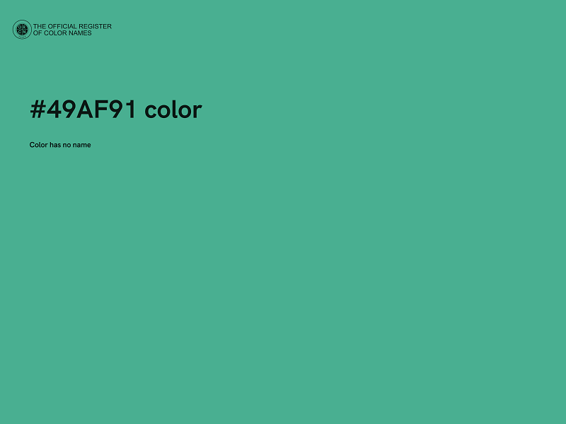 #49AF91 color image