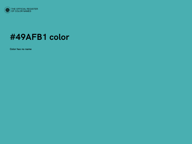 #49AFB1 color image