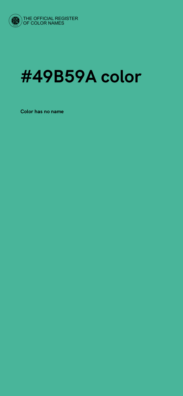 #49B59A color image