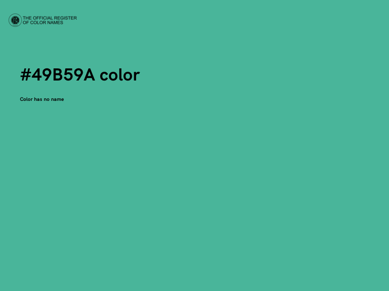 #49B59A color image