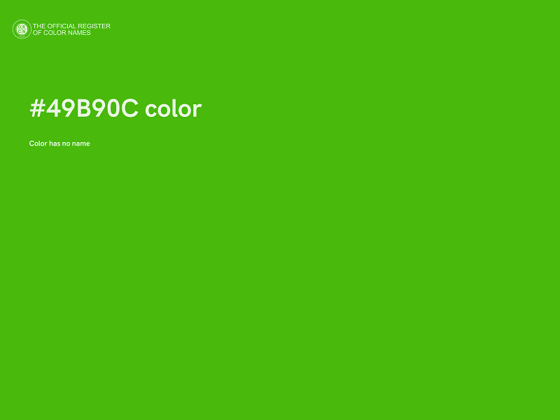 #49B90C color image