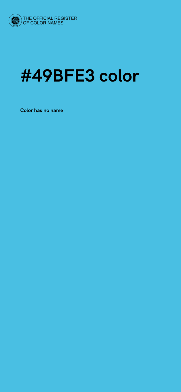 #49BFE3 color image