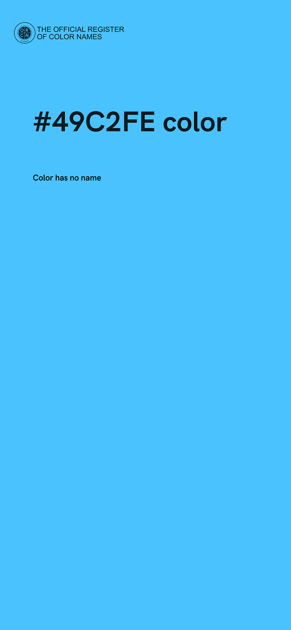 #49C2FE color image