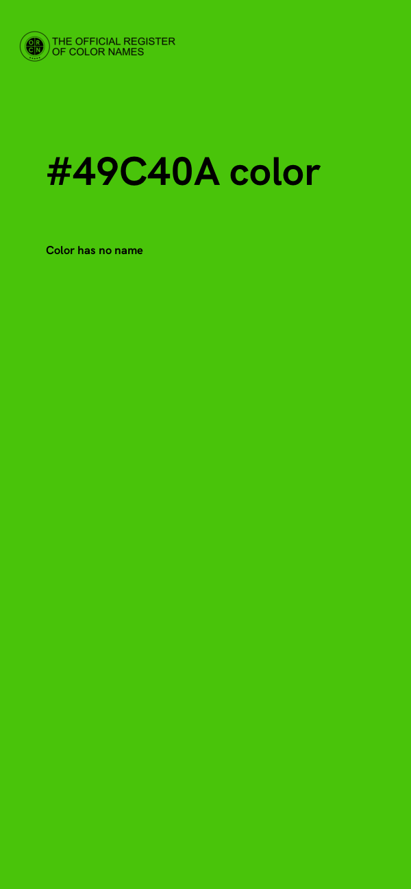 #49C40A color image