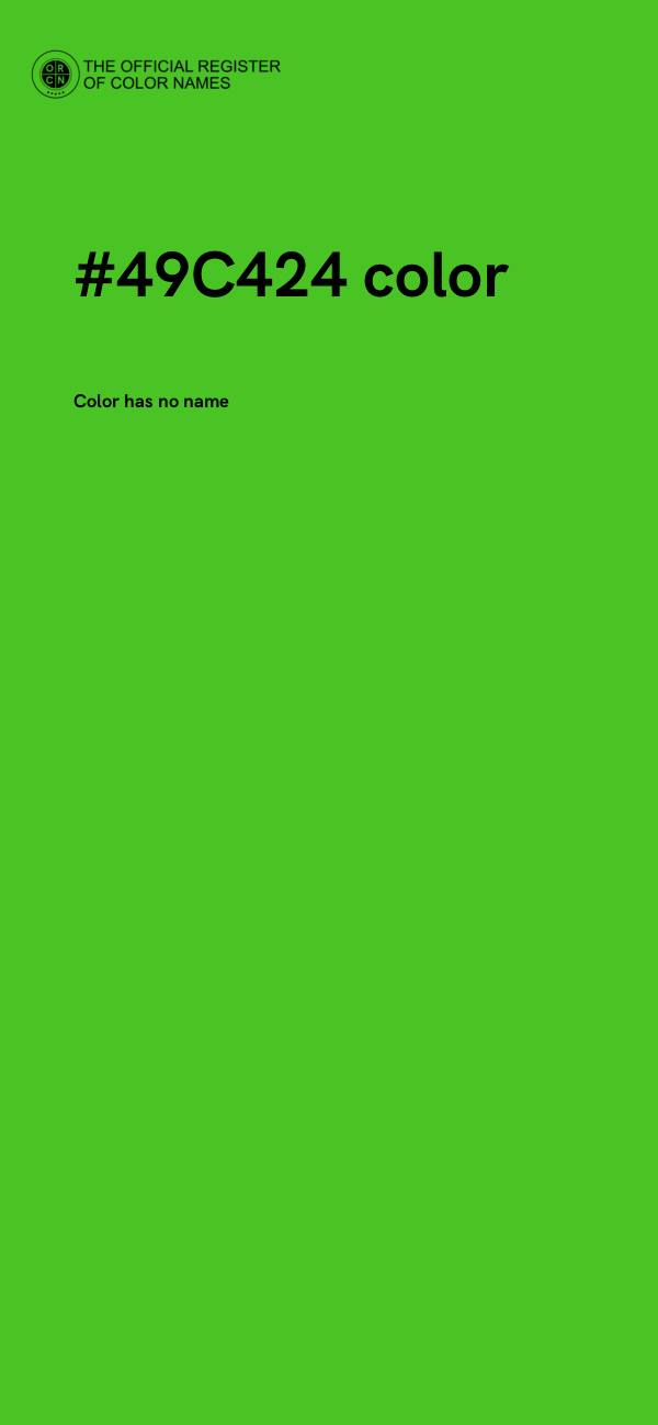 #49C424 color image