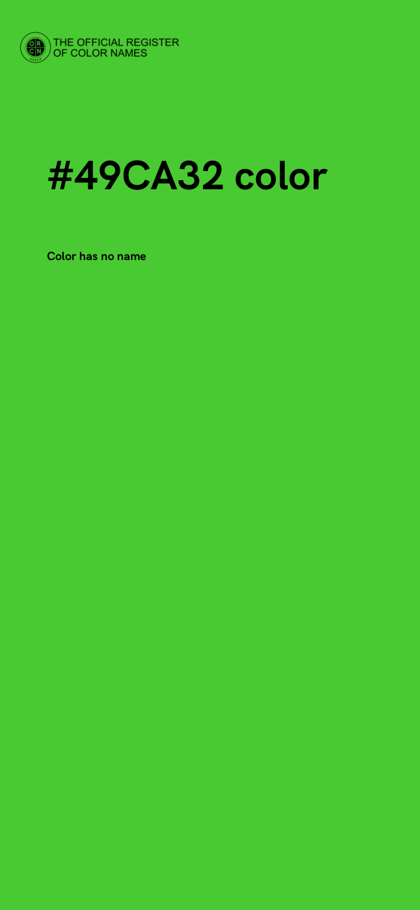 #49CA32 color image
