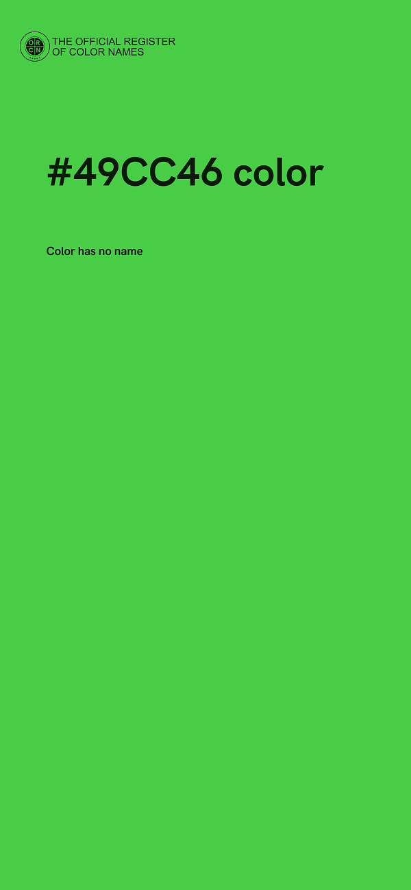 #49CC46 color image
