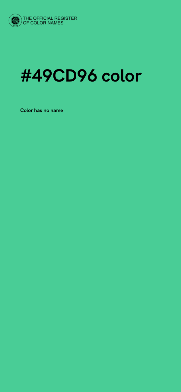 #49CD96 color image