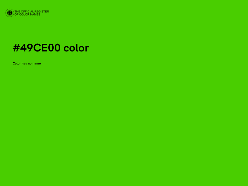 #49CE00 color image