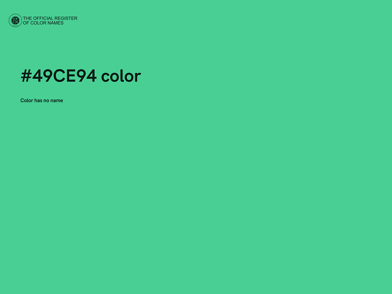 #49CE94 color image