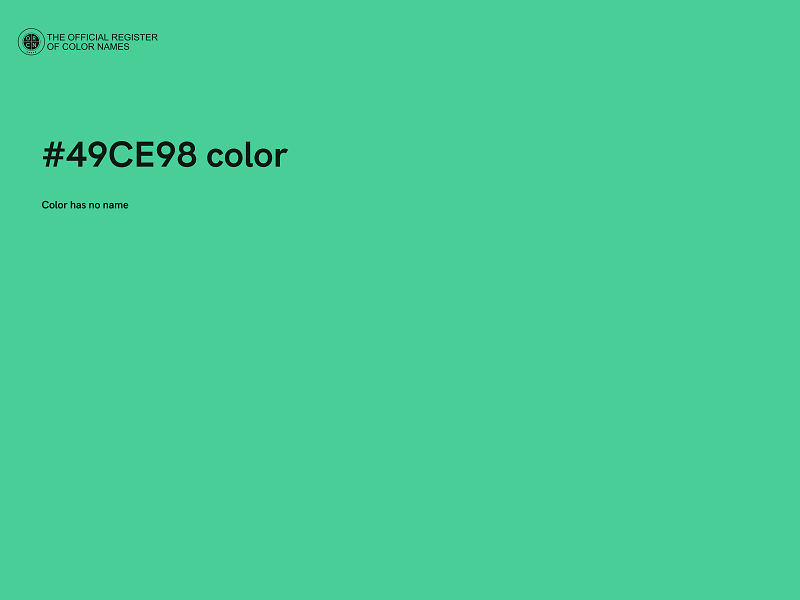 #49CE98 color image