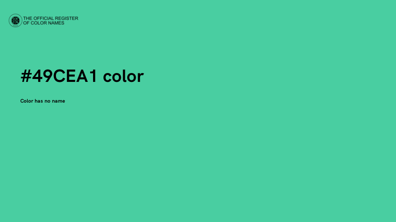 #49CEA1 color image